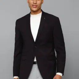 Men Brown Slim Fit Solid Formal Blazer-image-34