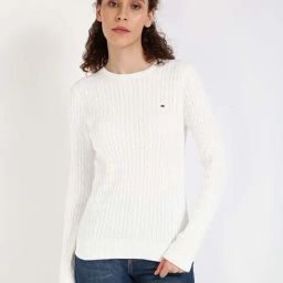 Tommy Hilfiger Milky Way Cotton Slim Fit Sweater-image-10