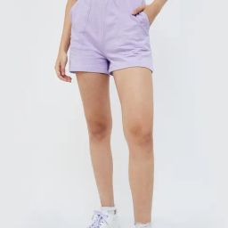 Ginger by Lifestyle Purple Cotton Shorts-image-14