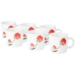 Larah by Borosil Multicolor Ceramic Tea & Coffee Mug - Set fo 6 180ml-image-94
