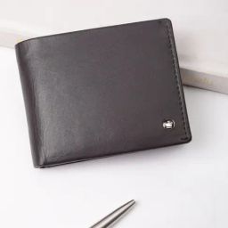Louis Philippe Brown Leather Wallet-10