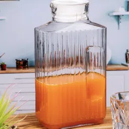Luminarc Clear Glass Water Jug with Lid (2000 ml)-image-3
