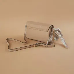 Code by Lifestyle Beige Handbag image 4