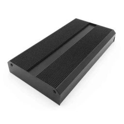 RS PRO Black Extruded Aluminium Heat Sink Case, IP40, Black Lid, 299 x 219 x 50 mm Model No 1881303-picture-29