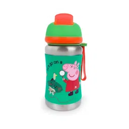 Rabitat Green Single Stainless Steel Printed Water Bottle-picture-17