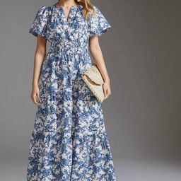 CORSICA Women Floral Printed Midi Fit & Flare Dress-image-87