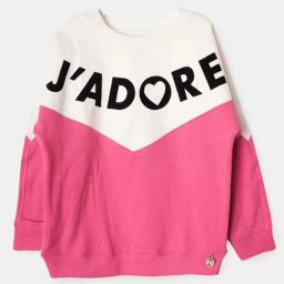 Angel & Rocket Kids Pink & White Cotton Printed Full Sleeves Sweatshirt-image-50