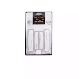 SPREADX Plastic Car Stylish I-Pop White Colour Elegant Door Guard Protection Universal Type Suitable for Tata Nexon (Set of 4 Pcs) image 2