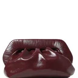 Themoire Marsala BIOS Cordonia Shiny Clutch-image-74