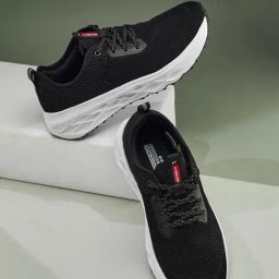 Campus Men's HAWN Black Running Shoes-image-86