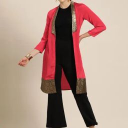Qurvii Desi Red Shrug-image-87