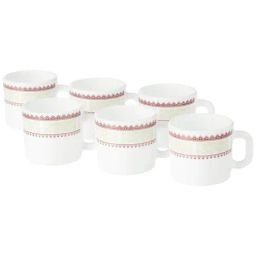 Larah by Borosil Multicolor Ceramic Tea & Coffee Mug - Set fo 6 100ml-image-88