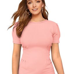SANJANA SILK Puff Sleeve Top-image-80