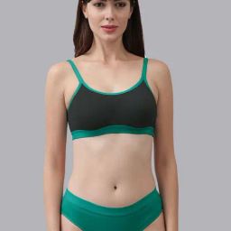 AROUSY Green Cotton Bra Panty Set-picture-48