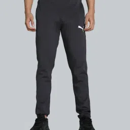 Puma Grey Slim Fit Logo Printed Trackpants-image-64