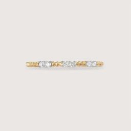 Mia by Tanishq Timeless Sparkle 14k Gold & Diamond Finger Ring for Women-picture-14