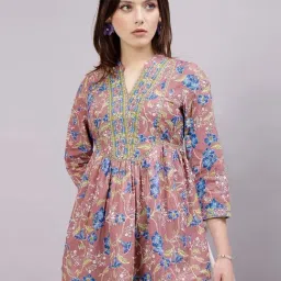 QOMN Peach Printed Top-picture-38