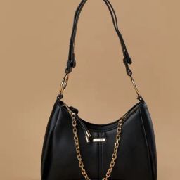 Code by Lifestyle Black Shoulder Handbag-98
