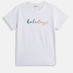 M&H Juniors Girls Embroidered Pure Cotton T-shirt-image-86