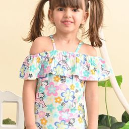 Superminis Floral Print Off-Shoulder Top-picture-27
