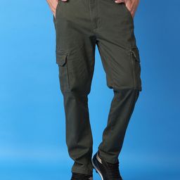 V-Mart Men Cotton Cargos Casual Trousers-image-63