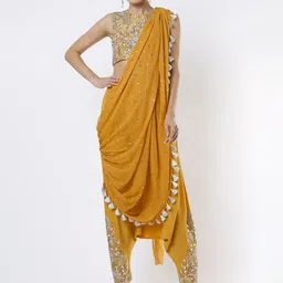 Payal Singhal Embroidered Ready to Wear Lehenga & Choli-image-33