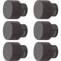 Atom Brass Black Matte Finish Cabinet/Drawer Knob, KB-BK-DIAMOND-BLK-106 (Pack of 6)-18