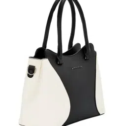 Pierre Cardin Black & White Color Block Handbag image 2