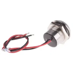 RS PRO Red Panel Mount Indicator 220V AC, Mounting Hole Size 22 mm, Termination Type Lead Wires, IP Rating IP67, Model No 1232426 image 2
