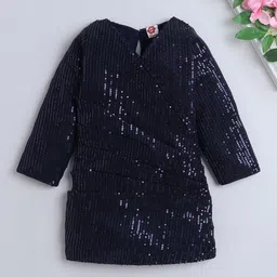 The Magic Wand Girls Embellished Sequined Detail Sheath Dress-image-56