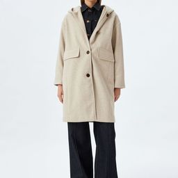 Koton Women Single-Breasted Overcoat-picture-32