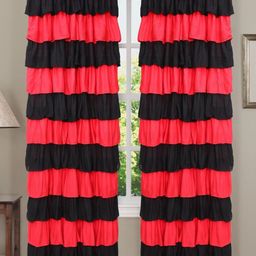Dekor World Multicoloured Set of 2 Sheer Long Door Curtain-image-43