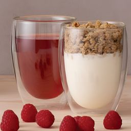 We3 Transparent Solid Glass Matte Cups Set of Cups and Mugs image 5