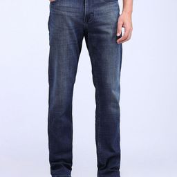 Flying Machine Men Straight Fit Low Distress Light Fade Stretchable Jeans-image-46