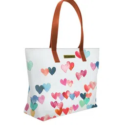 DailyObjects White Printed Tote Bag image 2