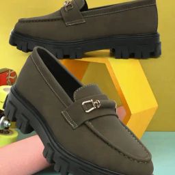 Elle Women's Olive Casual Loafers-image-27
