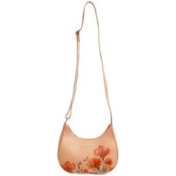 Caprese Peach Chloe Floral Small Cross Body Bag-image-6