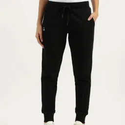 United Colors of Benetton Black Mid Rise Joggers-image-92