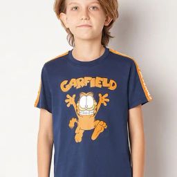Jack & Jones Junior Navy Printed T-Shirt-picture-37