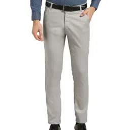 Sojanya Grey Regular Slim Fit Trousers-image-36