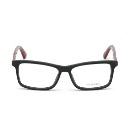 Diesel Black Rectangular Eye Frames for Men-picture-4