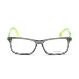 Diesel Grey Rectangular Eye Frames for Men-picture-0