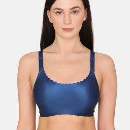 Zivame Blue Non Wired Non Padded T-Shirt Bra-image-49