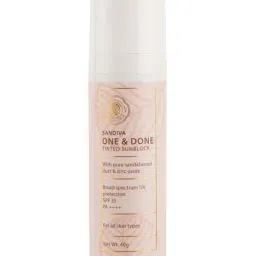 SANDIVA One & Done Tinted Sunblock with Sandalwood, SPF 35+ and PA+++ (22) - 40 gm-34