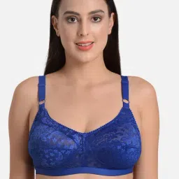 Mod & Shy Blue Non Wired Non Padded Minimizer Bra-picture-41