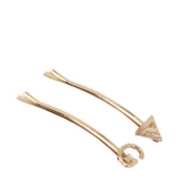 Forever 21 Bobby Golden Embellished Hair Clips Pack Of 2-image-103