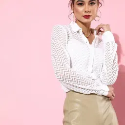 Style Quotient White Full Sleeves Shirt-image-22