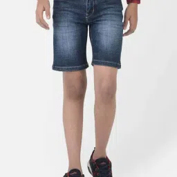 Crimsoune Club Boys Blue Washed Shorts-image-39