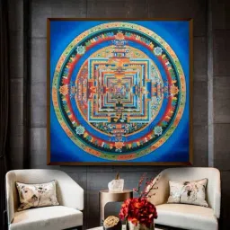 The Art House Abstract Multicolor Canvas Wall Painting-43