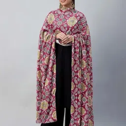 Inweave Red Printed Dupatta-picture-17
